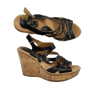 B•O•C by BORN CONCEPT Brygida High Wedge Sandal 7